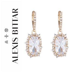 Alexis Bittar Framed Cushion Drop Earrings NWOT